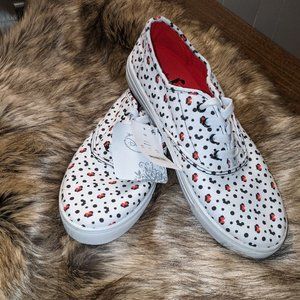 Mickey Mouse and Minnie Mouse Lace Up Shoes NwT